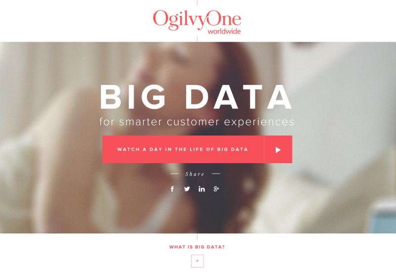 A day in Big Data - For Smarter Customer Experiences - OgilvyOne　スクリーンショット